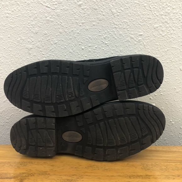 Earth Origins Black Suede Leather Ankle Boot Size 10 - Picture 11 of 16